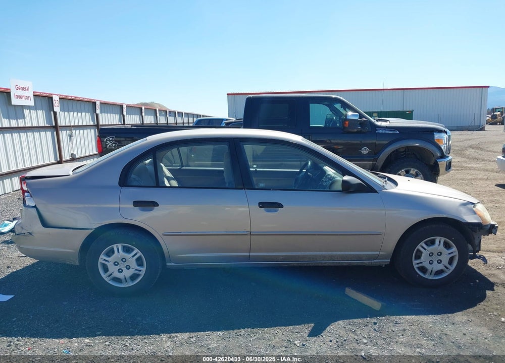 2001 HONDA CIVIC LX VIN: 2HGES165X1H618174
