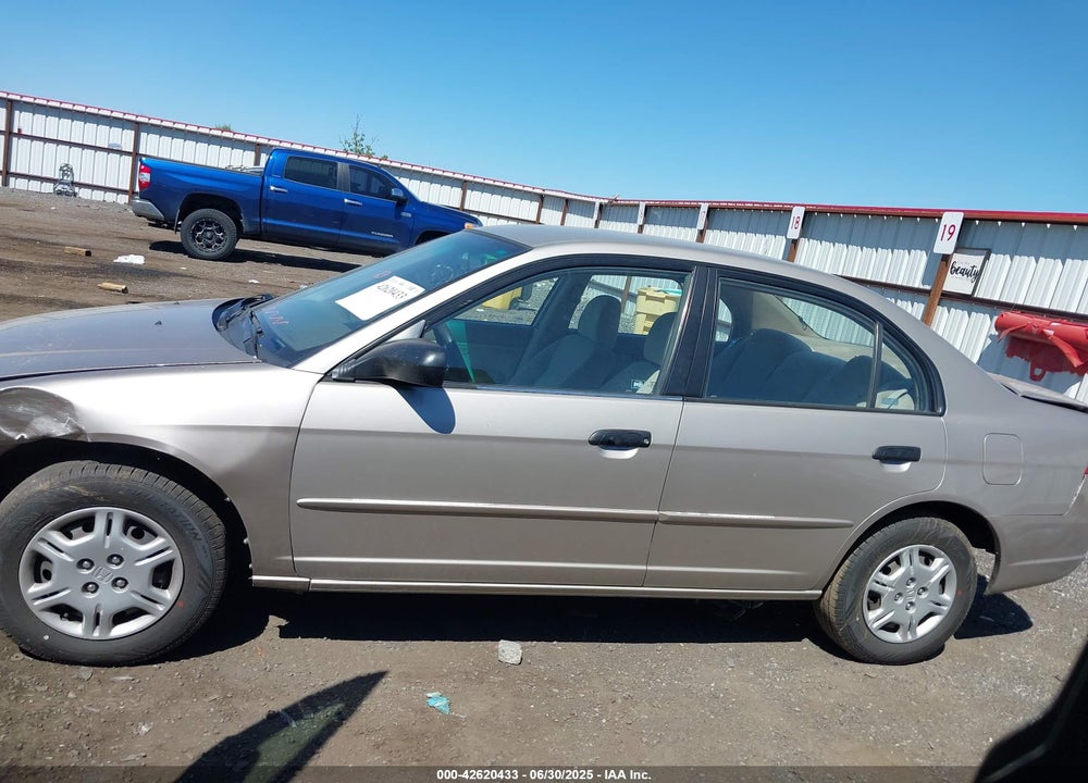 2001 HONDA CIVIC LX VIN: 2HGES165X1H618174