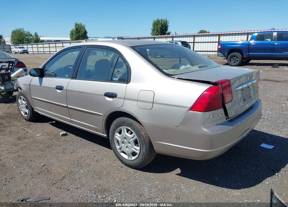 2001 HONDA CIVIC LX VIN: 2HGES165X1H618174