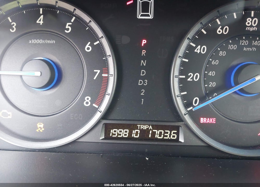 2012 HONDA CROSSTOUR VIN: 5J6TF1H33CL000569