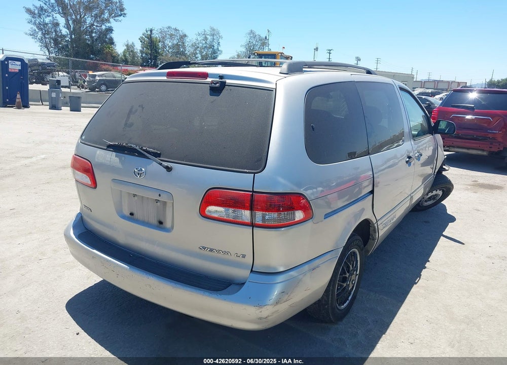 2002 TOYOTA SIENNA VIN: 4T3ZF13C52U452607