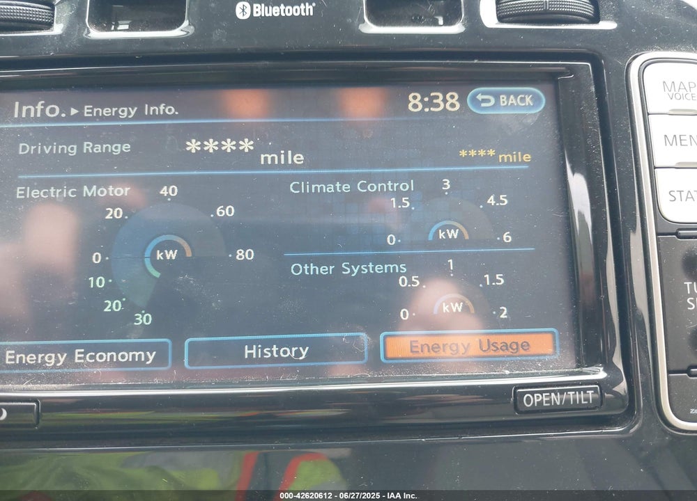 2011 NISSAN LEAF SL VIN: JN1AZ0CP0BT004959