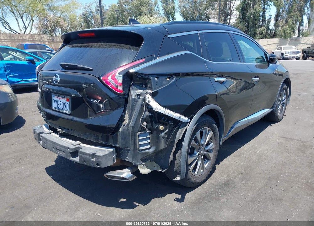 2017 NISSAN MURANO SV VIN: 5N1AZ2MG5HN115684