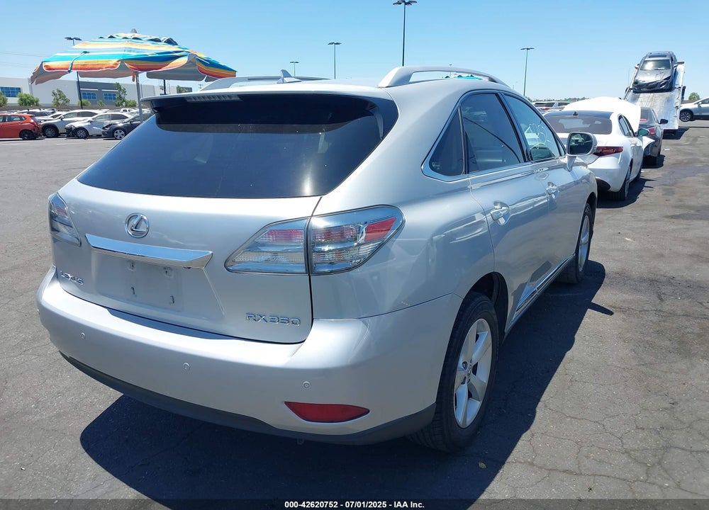 2010 LEXUS RX350 VIN: JTJZK1BA1A2001710