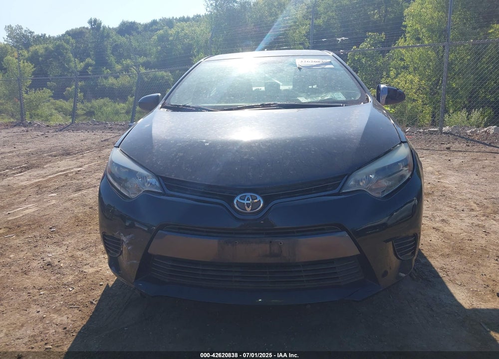 2016 TOYOTA COROLLA LE VIN: 2T1BURHE6GC560557