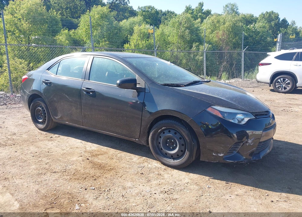 2016 TOYOTA COROLLA LE VIN: 2T1BURHE6GC560557