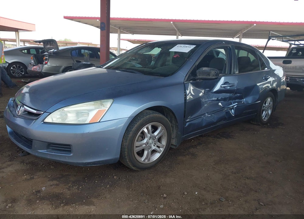 2007 HONDA ACCORD VIN: 1HGCM56377A124563
