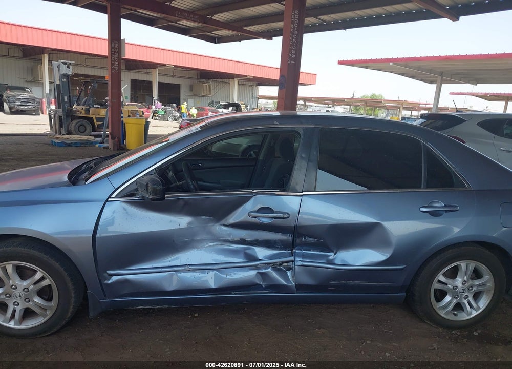 2007 HONDA ACCORD VIN: 1HGCM56377A124563