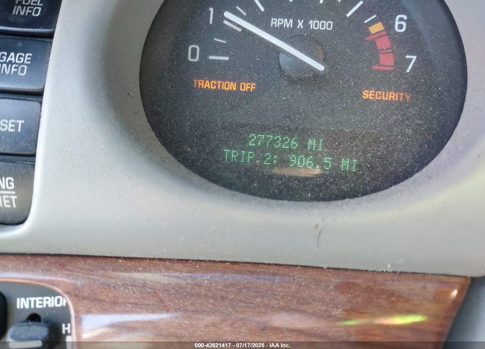2000 BUICK LESABRE CUSTOM VIN: 1G4HP54K4YU140138