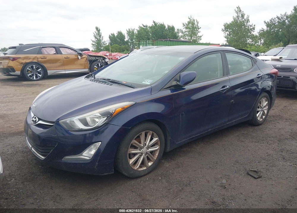 2014 HYUNDAI ELANTRA SE VIN: 5NPDH4AEXEH539456