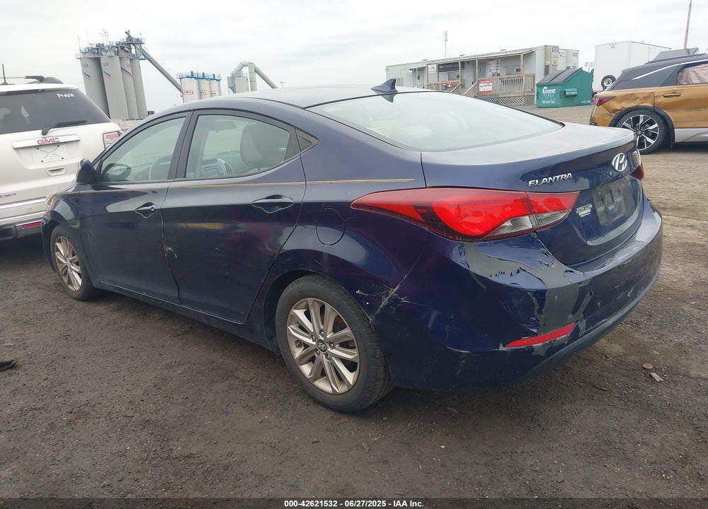 2014 HYUNDAI ELANTRA SE VIN: 5NPDH4AEXEH539456