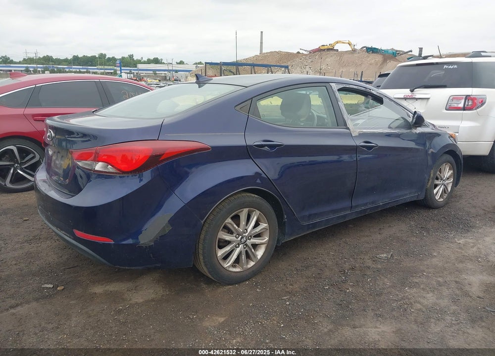 2014 HYUNDAI ELANTRA SE VIN: 5NPDH4AEXEH539456