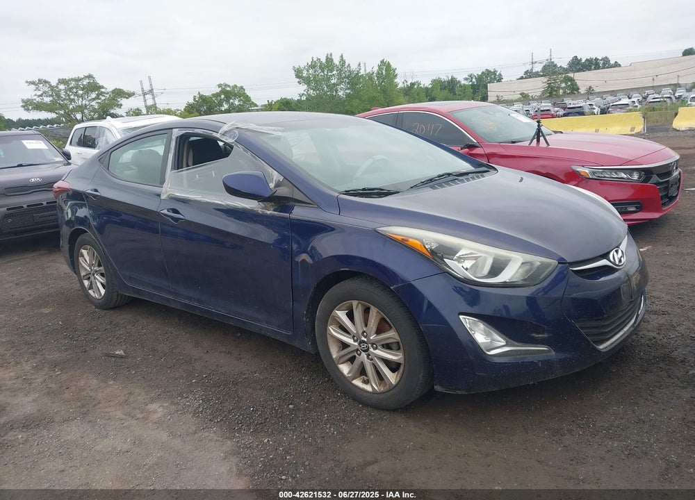 2014 HYUNDAI ELANTRA SE VIN: 5NPDH4AEXEH539456