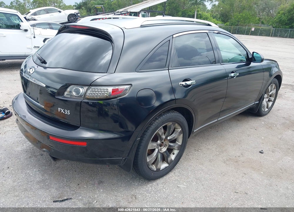 2005 INFINITI FX35 VIN: JNRAS08U35X106723