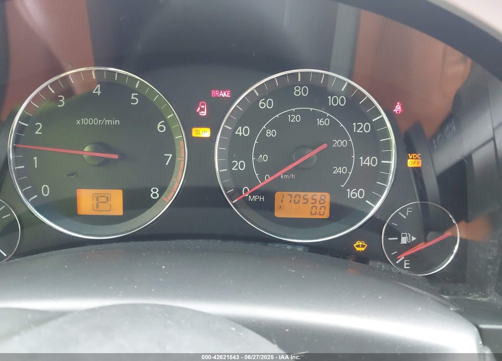 2005 INFINITI FX35 VIN: JNRAS08U35X106723