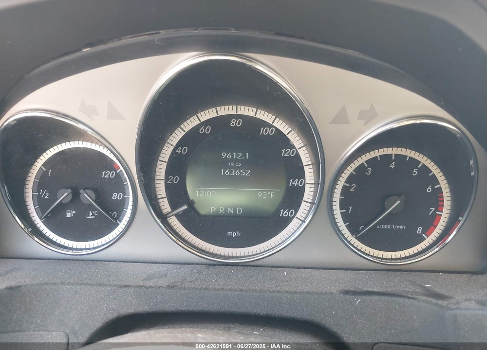 2009 MERCEDES-BENZ C 350 SPORT VIN: WDDGF56X19F299710
