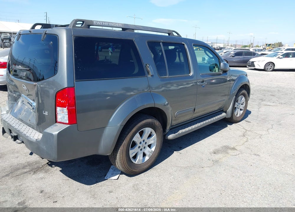 2005 NISSAN PATHFINDER LE VIN: 5N1AR18U45C718014