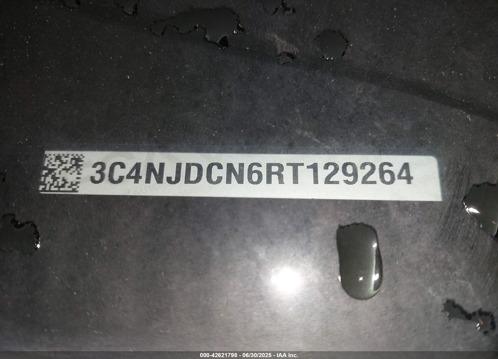 2024 JEEP COMPASS VIN: 3C4NJDCN6RT129264