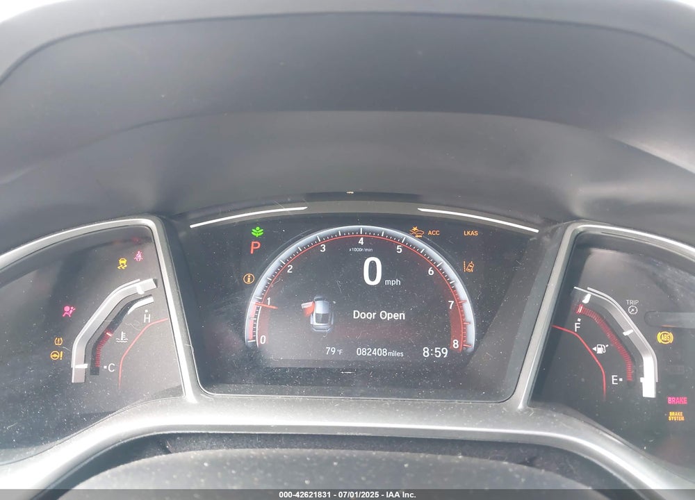 2019 HONDA CIVIC SPORT VIN: 2HGFC4B81KH305180
