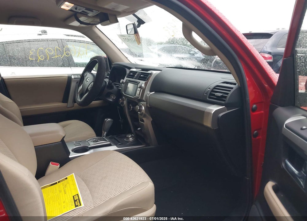 2016 TOYOTA 4RUNNER VIN: JTEBU5JR9G5297740