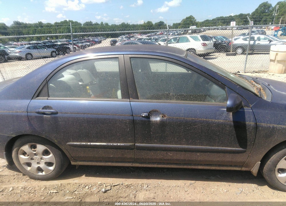 2006 KIA SPECTRA VIN: KNAFE121665249872