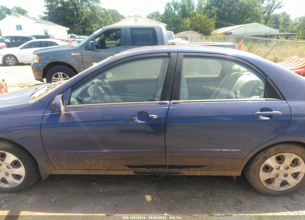 2006 KIA SPECTRA VIN: KNAFE121665249872