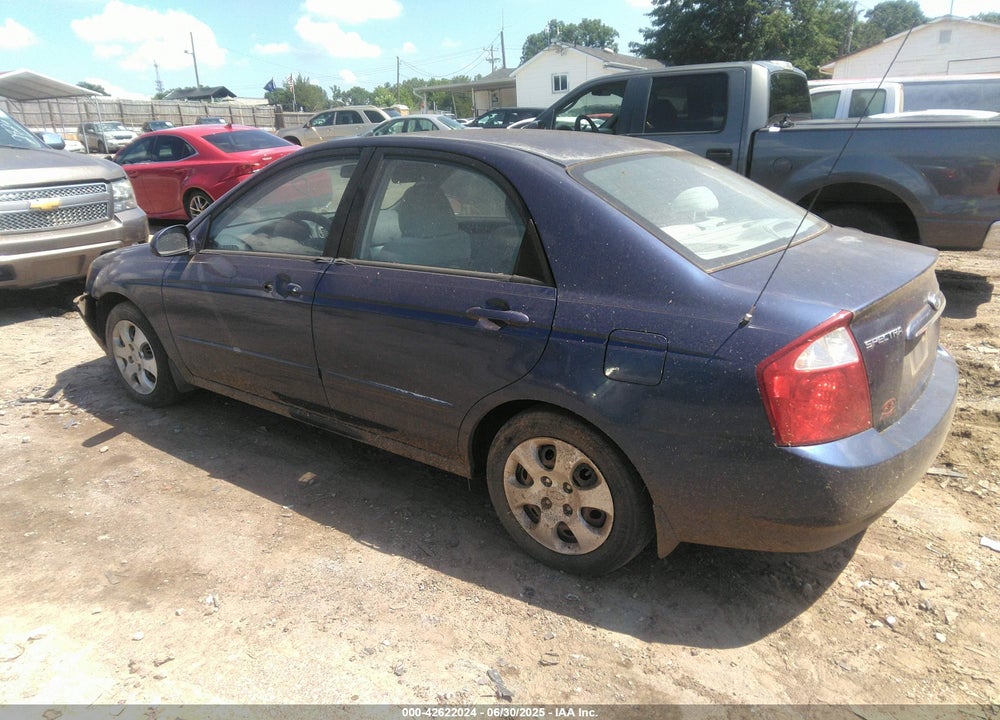 2006 KIA SPECTRA VIN: KNAFE121665249872