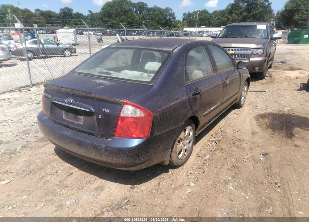 2006 KIA SPECTRA VIN: KNAFE121665249872