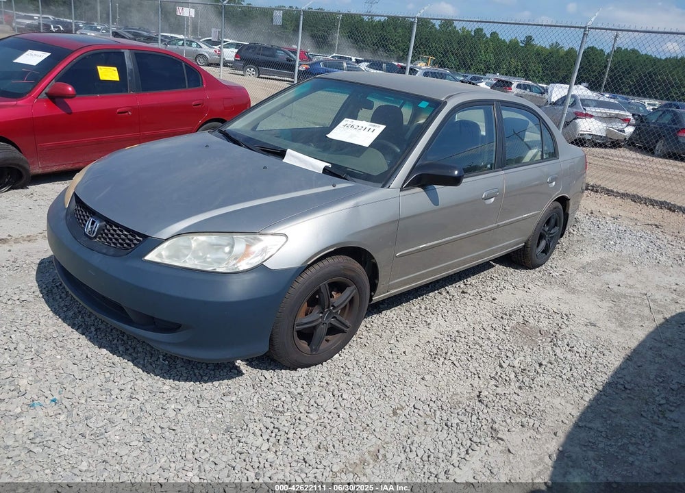 2004 HONDA CIVIC LX VIN: 2HGES166X4H628748