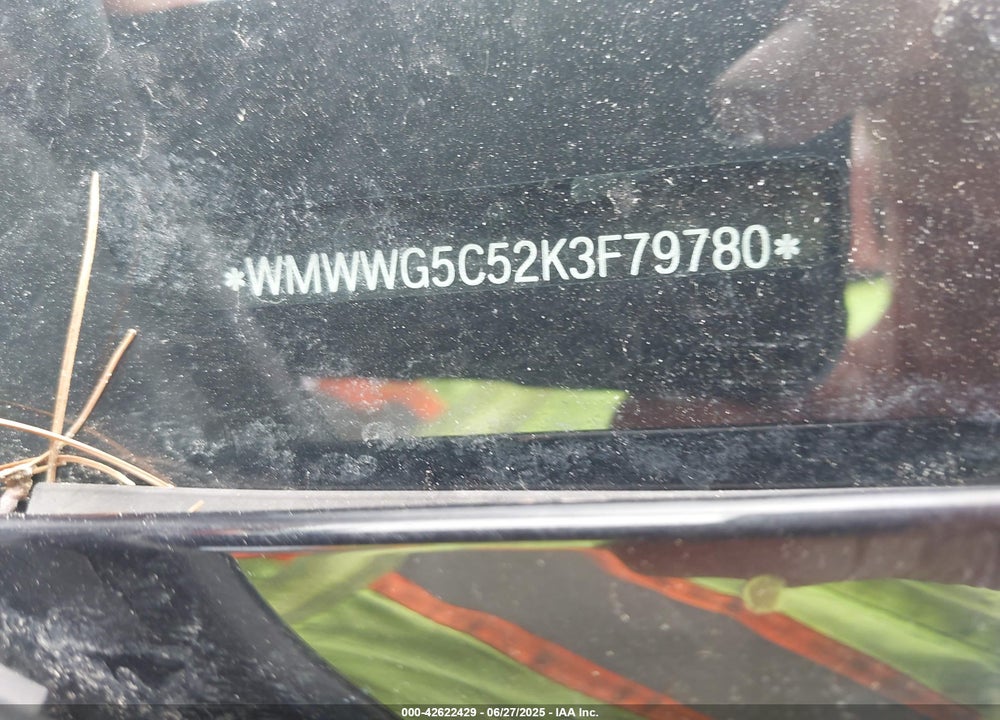2019 MINI CONVERTIBLE VIN: WMWWG5C52K3F79780