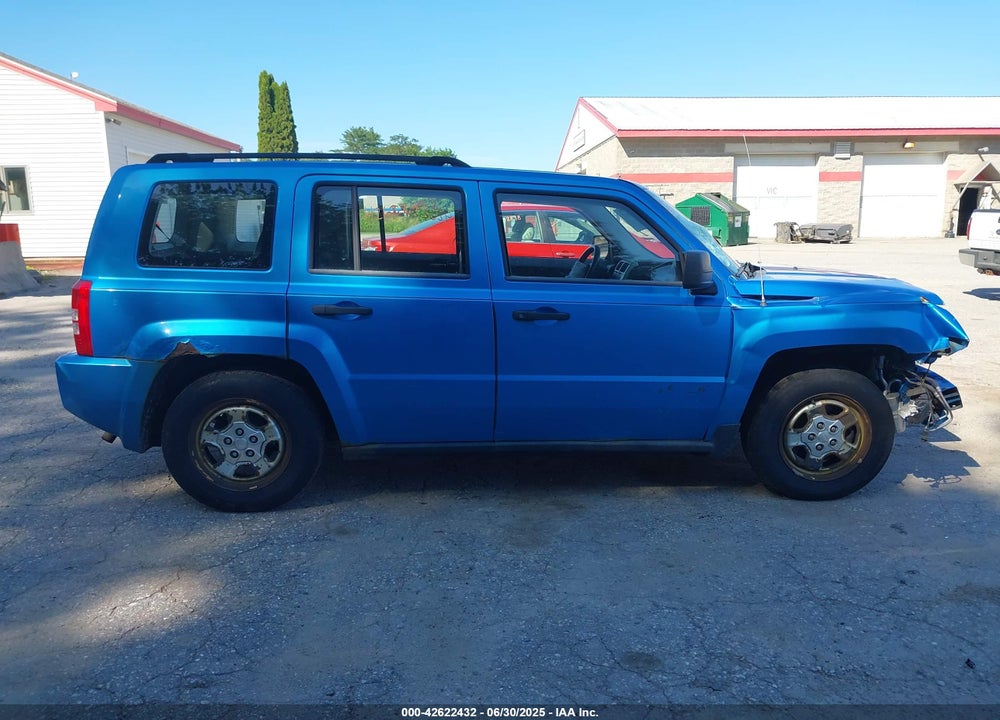 2008 JEEP PATRIOT SPORT VIN: 1J8FF28W78D796059