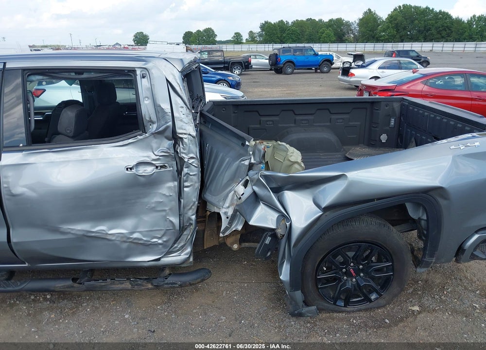 2023 GMC SIERRA 1500 4WD STANDARD BOX ELEVATION VIN: 3GTPUCEK1PG257690