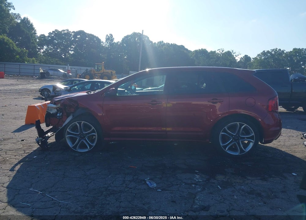 2014 FORD EDGE VIN: 2FMDK3AK0EBA29609