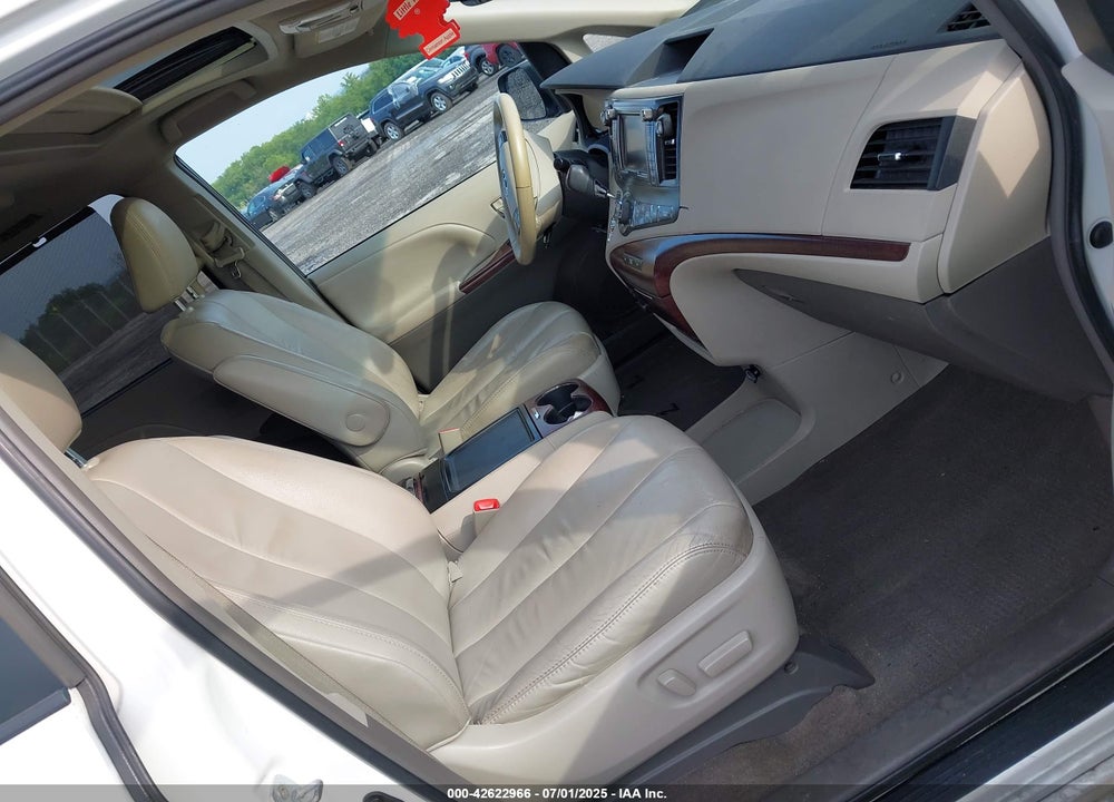 2012 TOYOTA SIENNA XLE 7 PASSENGER VIN: 5TDDK3DCXCS037513
