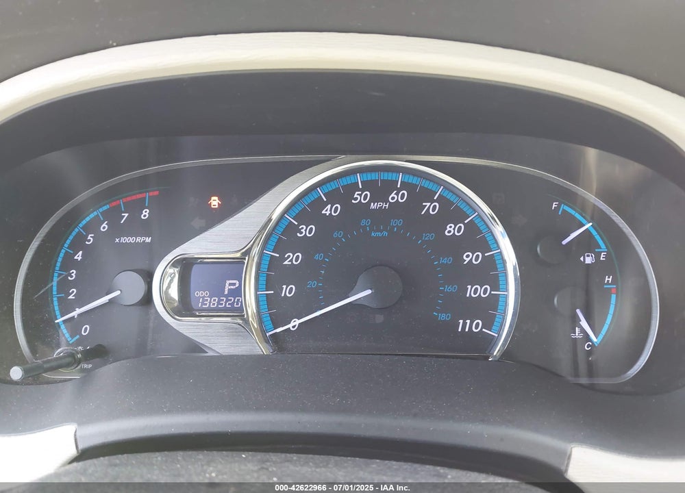 2012 TOYOTA SIENNA XLE 7 PASSENGER VIN: 5TDDK3DCXCS037513