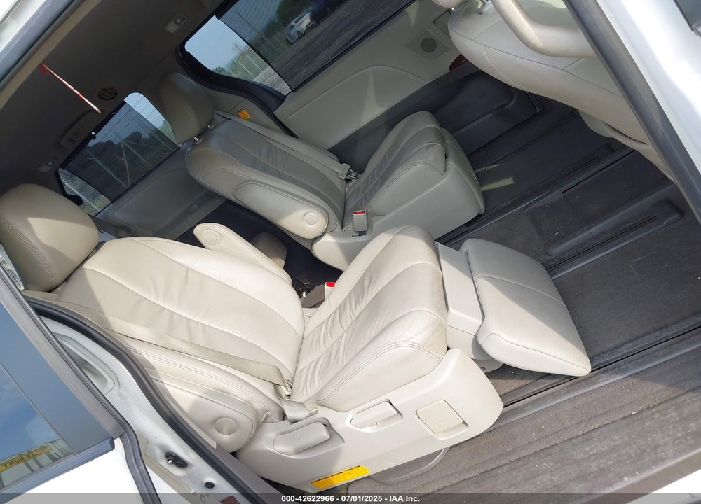 2012 TOYOTA SIENNA XLE 7 PASSENGER VIN: 5TDDK3DCXCS037513