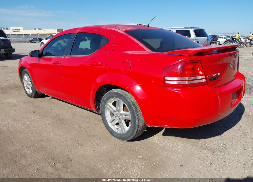 2008 DODGE AVENGER VIN: 1B3LC56K98N296856