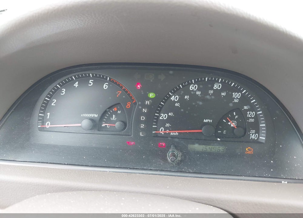 2002 TOYOTA CAMRY XLE VIN: 4T1BE30K82U636038