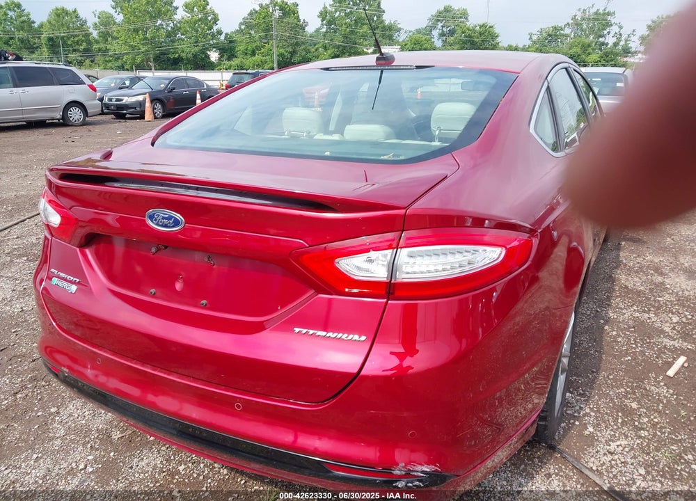 2016 FORD FUSION ENERGI TITANIUM VIN: 3FA6P0SU0GR103764