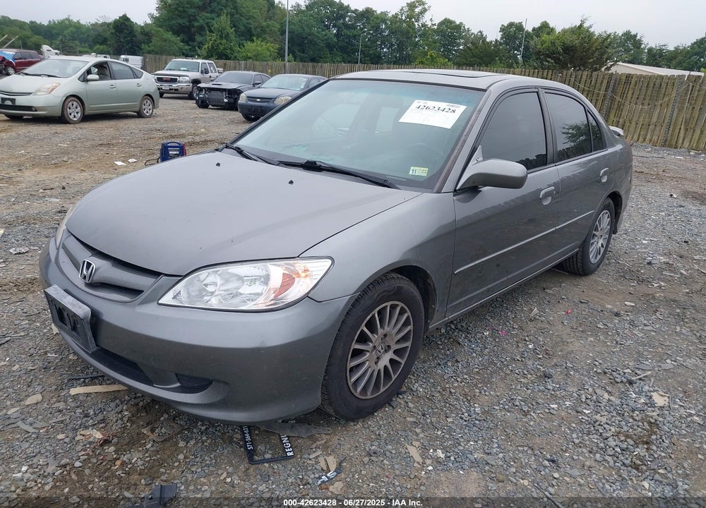 2005 HONDA CIVIC EX VIN: 2HGES257X5H540719