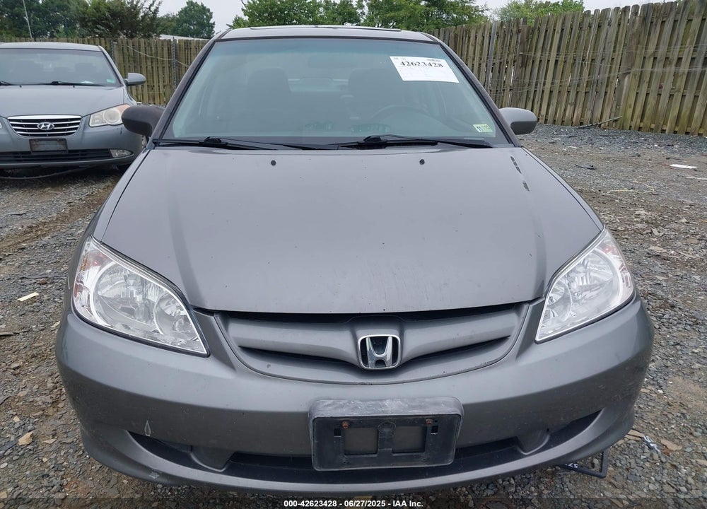 2005 HONDA CIVIC EX VIN: 2HGES257X5H540719