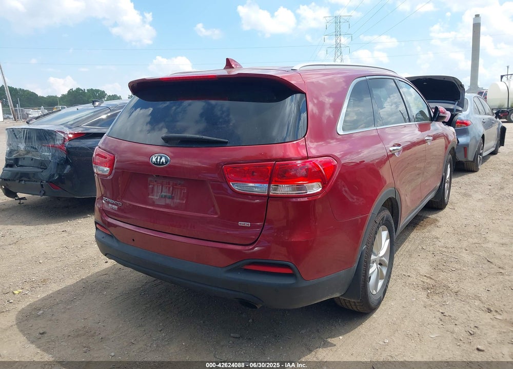 2016 KIA SORENTO 2.4L LX VIN: 5XYPGDA35GG106197