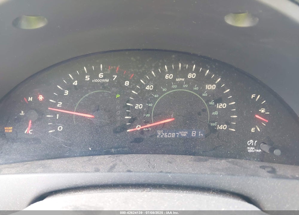 2008 TOYOTA CAMRY VIN: 4T4BE46K88R034607
