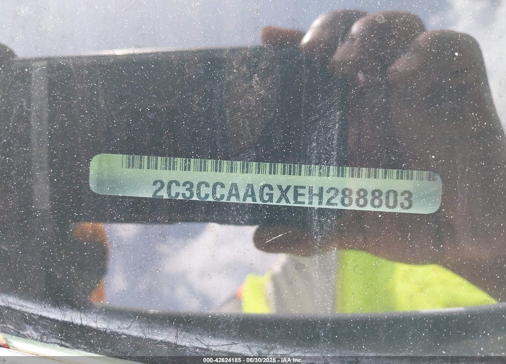 2014 CHRYSLER 300 VIN: 2C3CCAAGXEH288803
