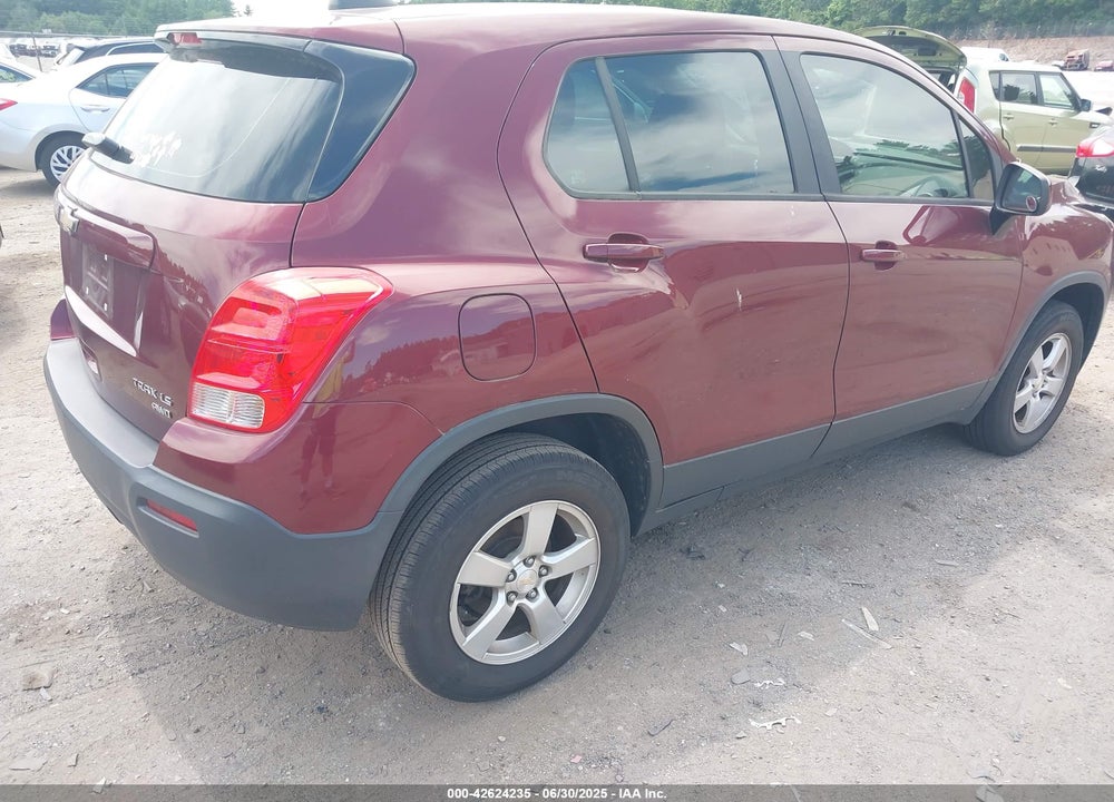 2016 CHEVROLET TRAX VIN: 3GNCJNSB1GL246193
