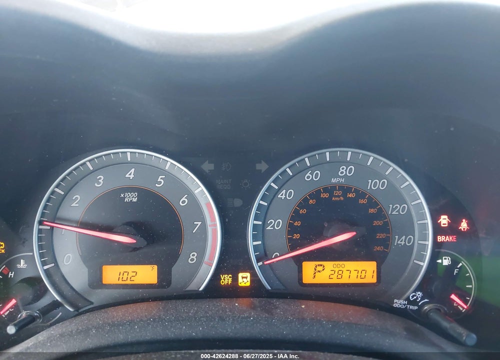 2010 TOYOTA COROLLA VIN: 1NXBU4EE8AZ242646