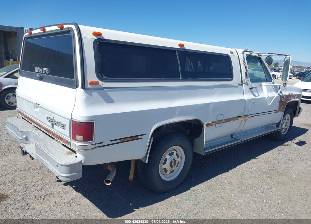 1986 CHEVROLET C20 VIN: 1GCGC24M2GJ106548