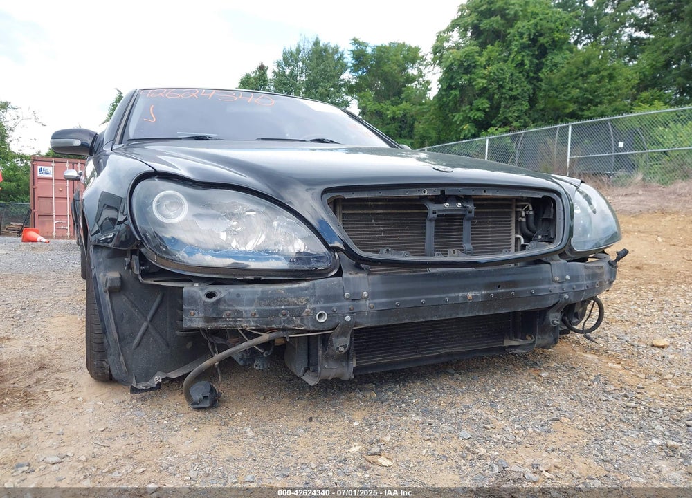 2001 MERCEDES-BENZ S 500 VIN: WDBNG75J51A195759