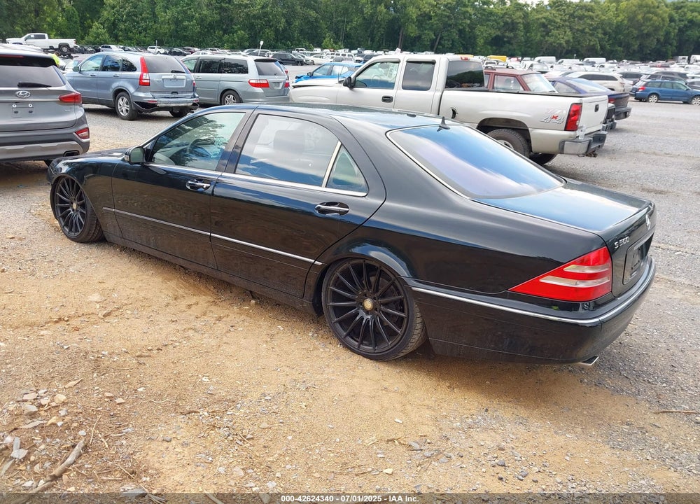 2001 MERCEDES-BENZ S 500 VIN: WDBNG75J51A195759