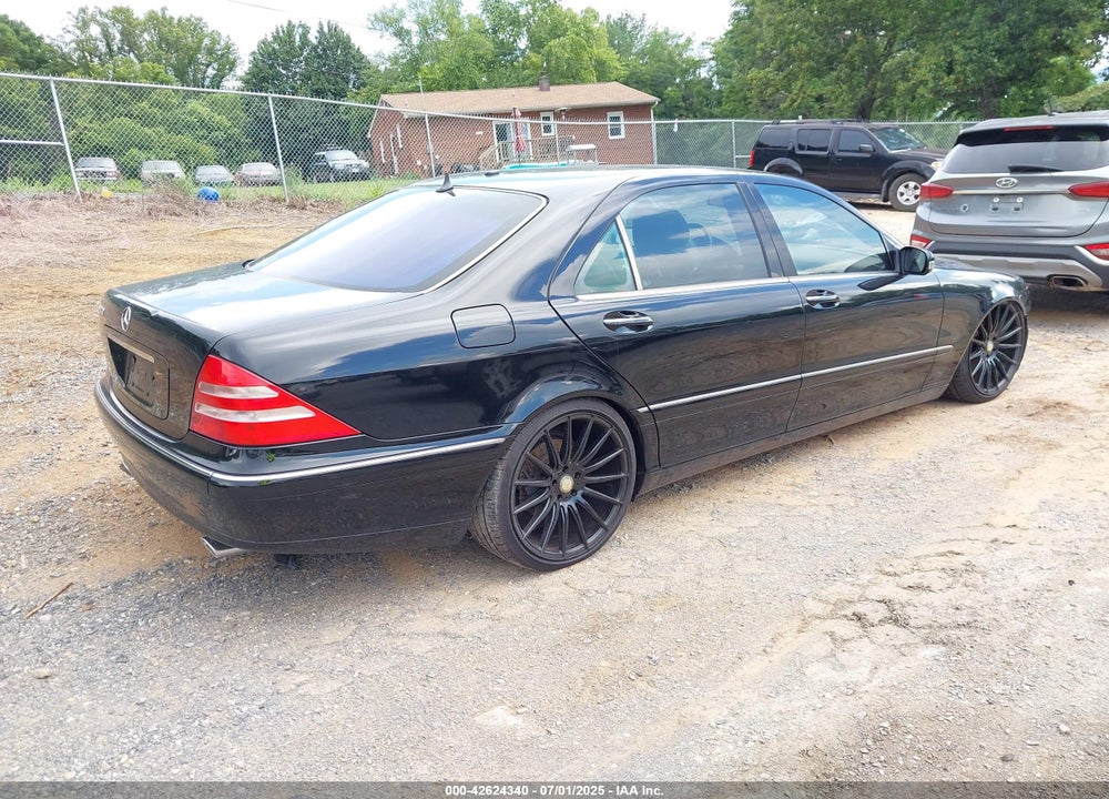 2001 MERCEDES-BENZ S 500 VIN: WDBNG75J51A195759